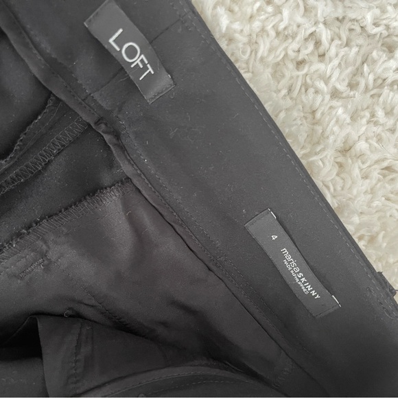 Loft black pant sz 4 tall - Picture 2 of 5